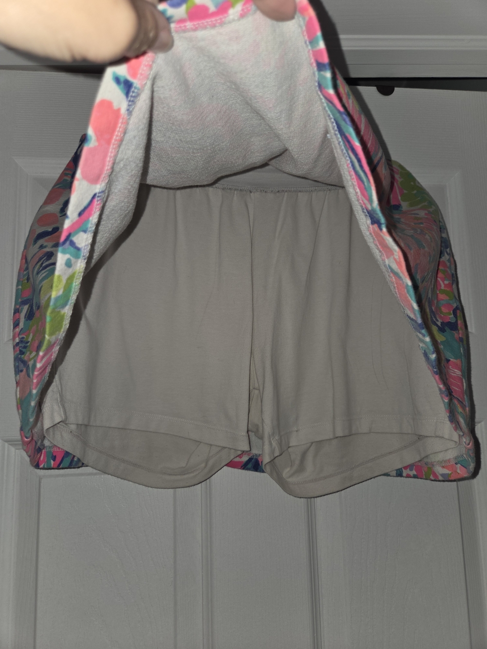 Lilly Pulitzer Multicolor Pink Teal Green Floral Skort - Picture 4 of 8